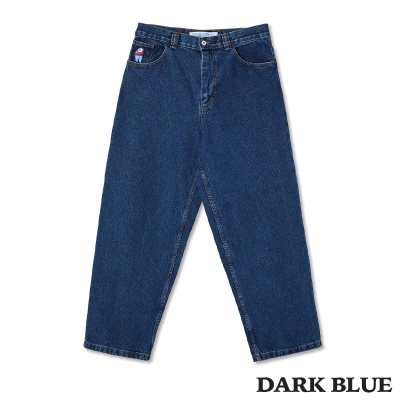 ポーラー Polar Skate Co デニム パンツ ビッグボーイ BIG BOY JEANS ジーンズ ブルー ブラック ロゴ ワッペン