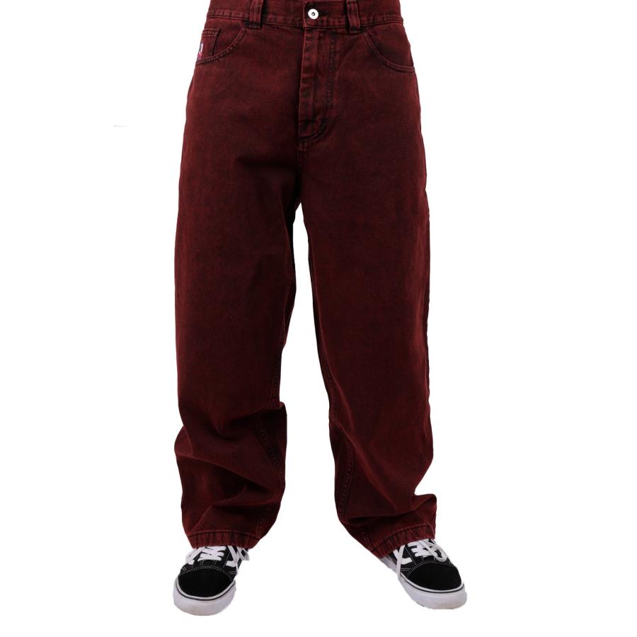 POLAR SKATE CO. 赤 ワイドレッグデニムパンツ POLAR SKATE CO. 赤 デニム パンツ