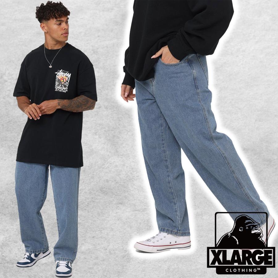 XLARGE デニム パンツ エクストララージ Bull Denim 91 Pants ブルー ジーンズ ロゴ ストリート メンズ ユニセックス  正規品[衣類] : 7400000030003 : WILLS - 通販 - Yahoo!ショッピング
