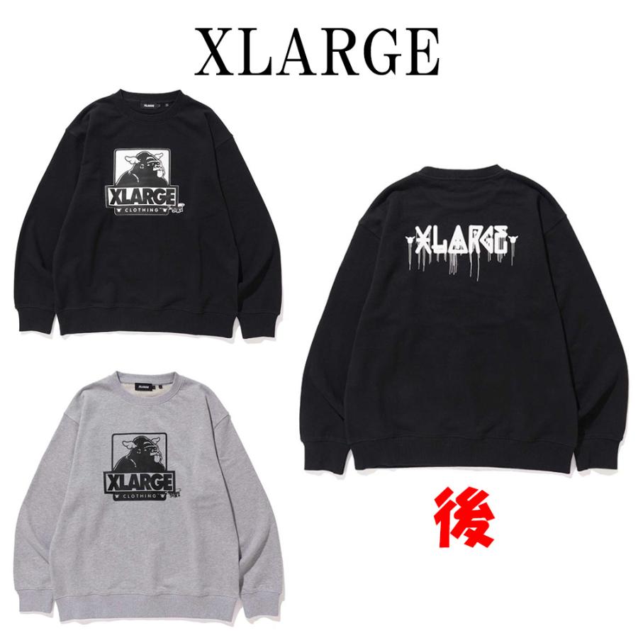 XLARGE スウェット エクストララージ D*FACE OG CREW NECK SWEAT 長袖