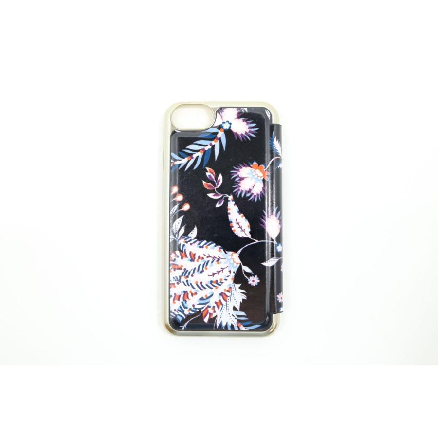 テッドベイカー Ted Baker ミラー付 手帳型 iPhone 11 12 13 Pro Max mini SE 2020 8 7
