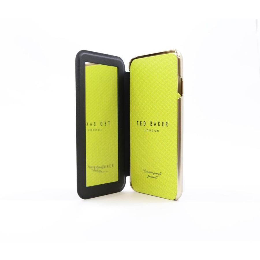 テッドベイカー Ted Baker ミラー付 手帳型 iPhone 11 12 13 Pro Max mini SE 2020 8 7