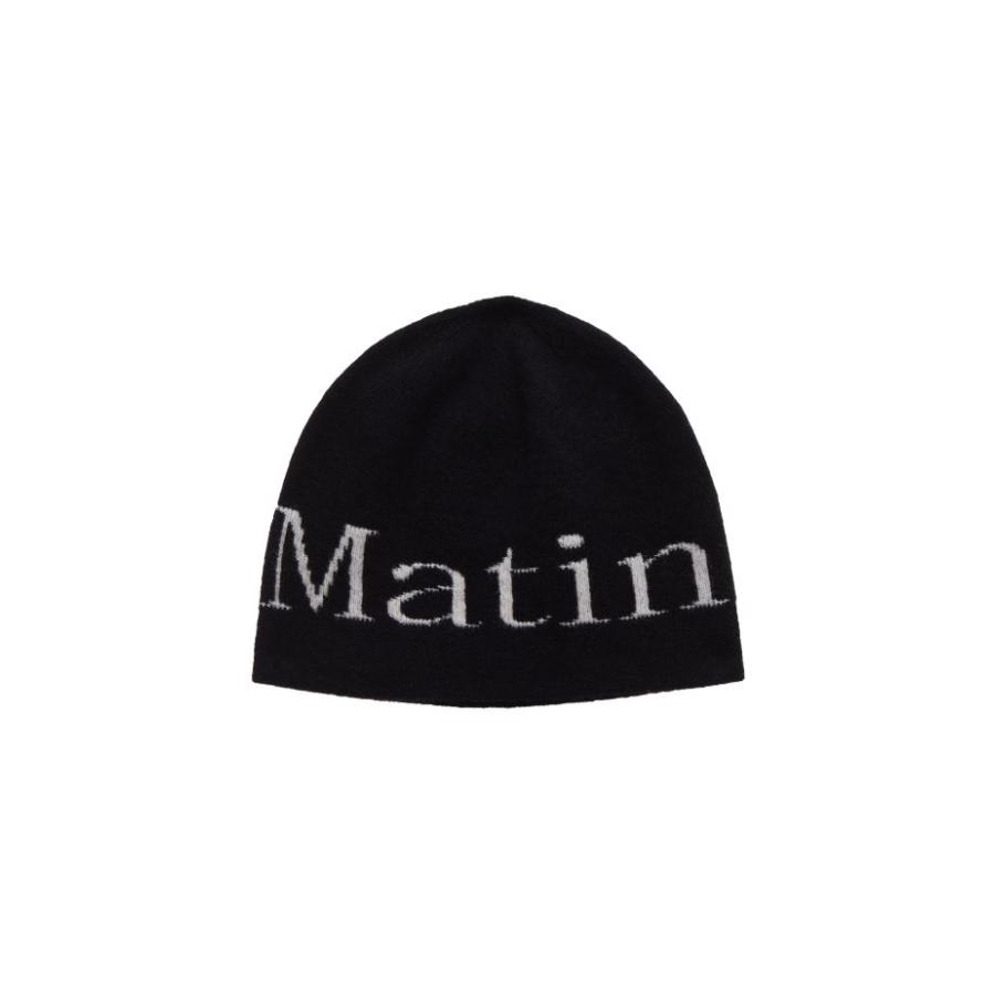 Matin Kim ニット帽 マーティンキム LOGO JACQUARD ショート Matin Kim ニット帽 マーティンキム LOGO JACQUARD ショート