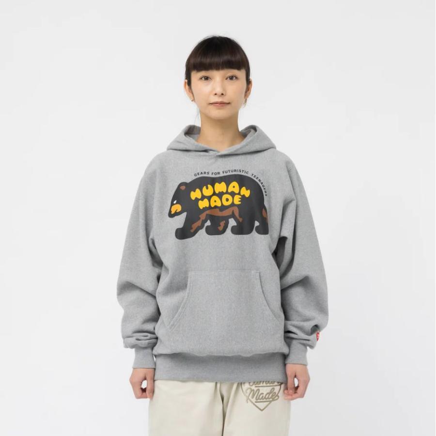 HUMAN MADE ヒューマンメイド HEAVYWEIGHT HOODIE #1 長袖 パーカー スウェット クマ くま 熊 ロゴ メンズ  レディース ユニセックス 正規品[衣類]