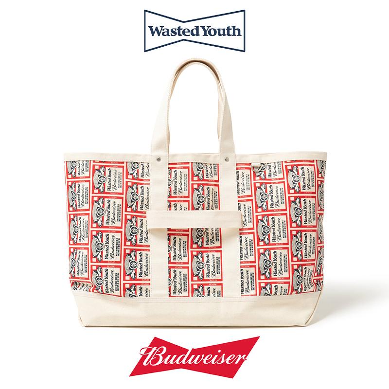 Wasted Youth x Budweiser トートバッグ HUMAN MADE バドワイザー WYxBW TOTE BAG コラボ