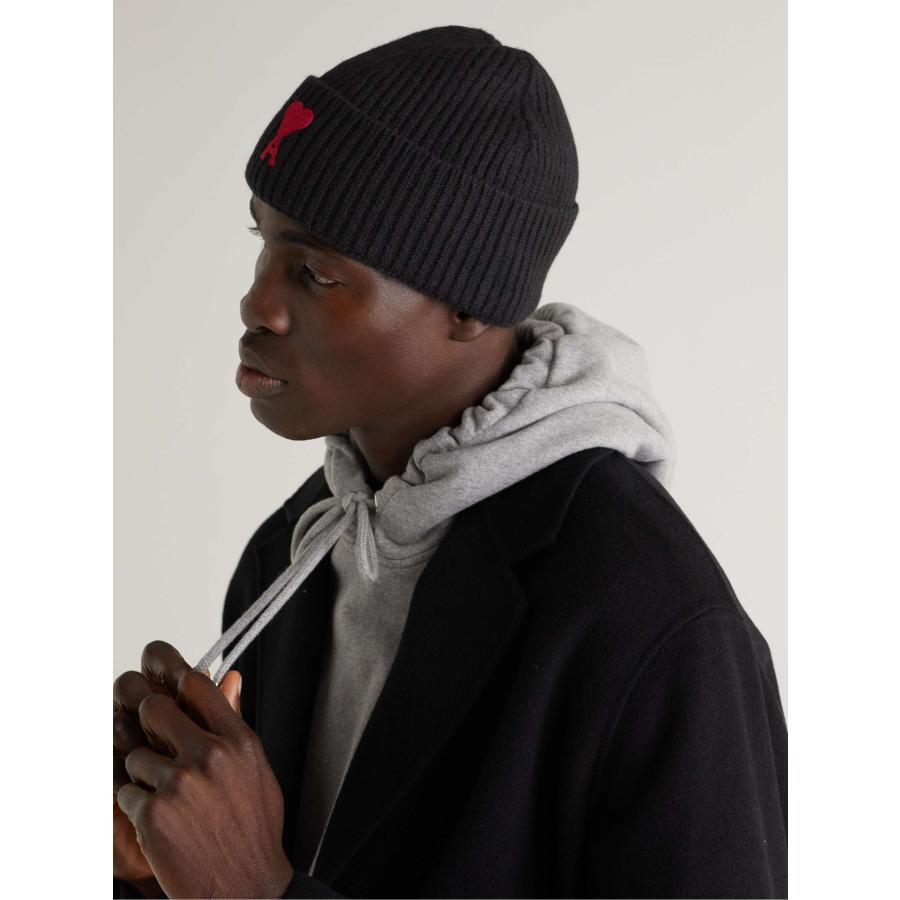 AMI Paris ニット帽 アミ パリス AMI A HEART LOGO BEANIE 帽子  