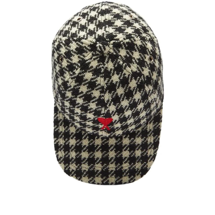 AMI Paris 帽子 アミ パリス AMI SMALL A HOUNDSTOOTH WOOL CAP 