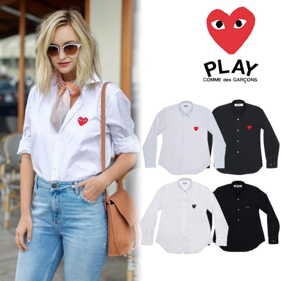コムデギャルソン シャツ 長袖 COMME des GARCONS ハート ロゴ 