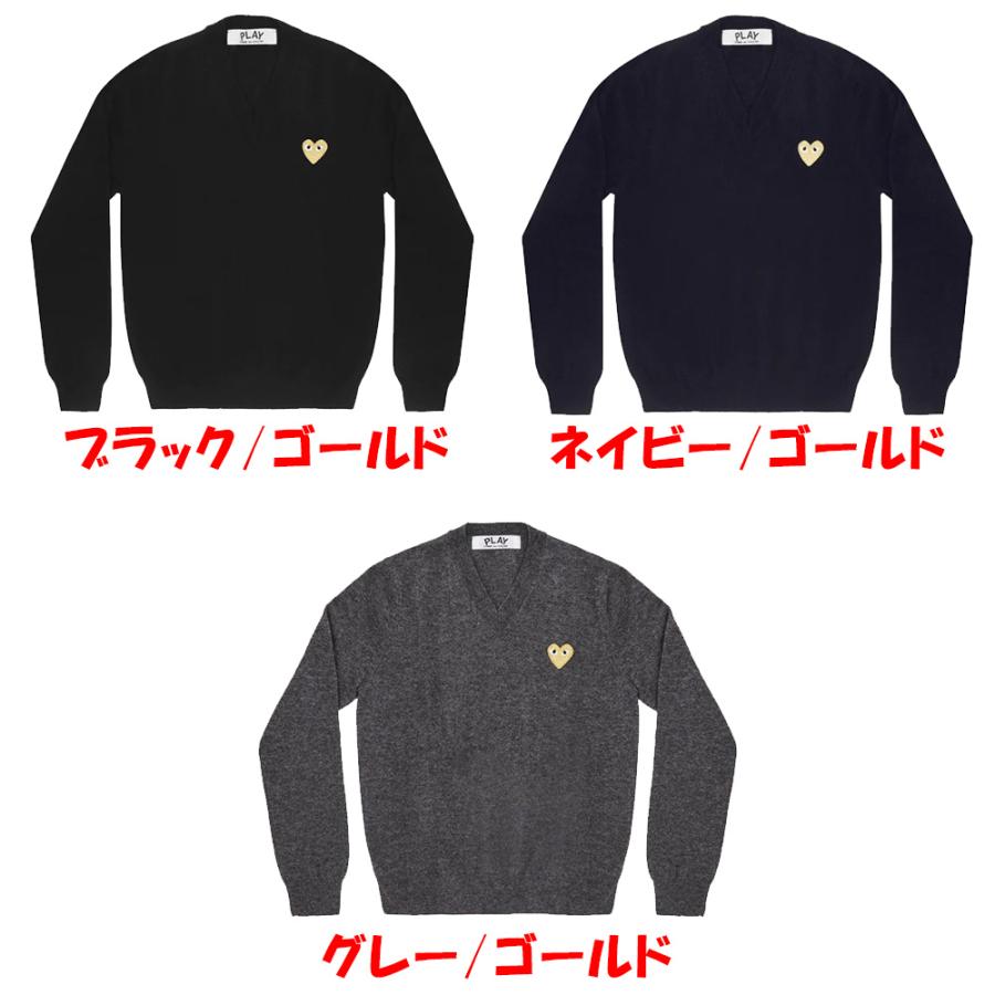 コムデギャルソン 長袖 ニット レディース COMME des GARCONS PLAY 