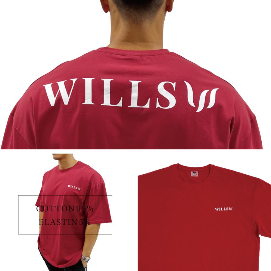 Tシャツ メンズ オーバーサイズ Tシャツ ビッグシルエット 五分丈 WILLS FITNESS ウィルズフィットネス CLASSIC ユ00582｜ssshop｜16