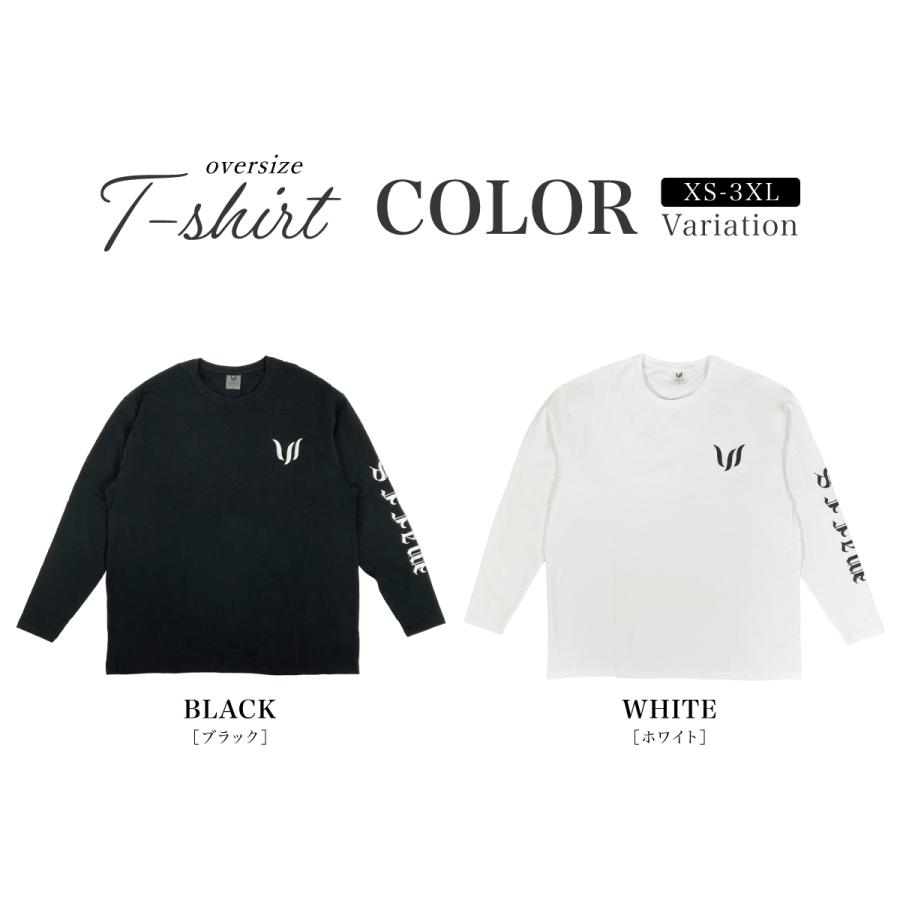 Tシャツ メンズ 長袖 オーバーサイズ ロンT ロングスリーブ ビック 袖ロゴ WILLS FITNESS ウィルズ フィットネス ユ00582｜ssshop｜11