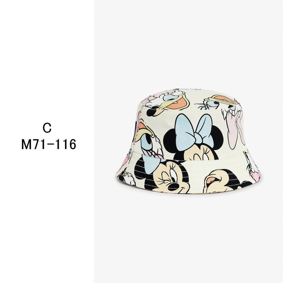 ディズニー バケットハット ファー 白