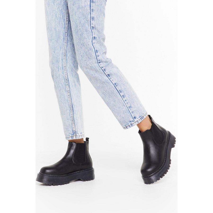ブーフー Boohoo Kicking And Screaming Faux Leather Chelsea Boots Black ブラック ブーツ シューズ 靴 Nasty Gal おしゃれ レディース ブランド イギリス Aso Agg61286 S S Shop 通販 Yahoo ショッピング