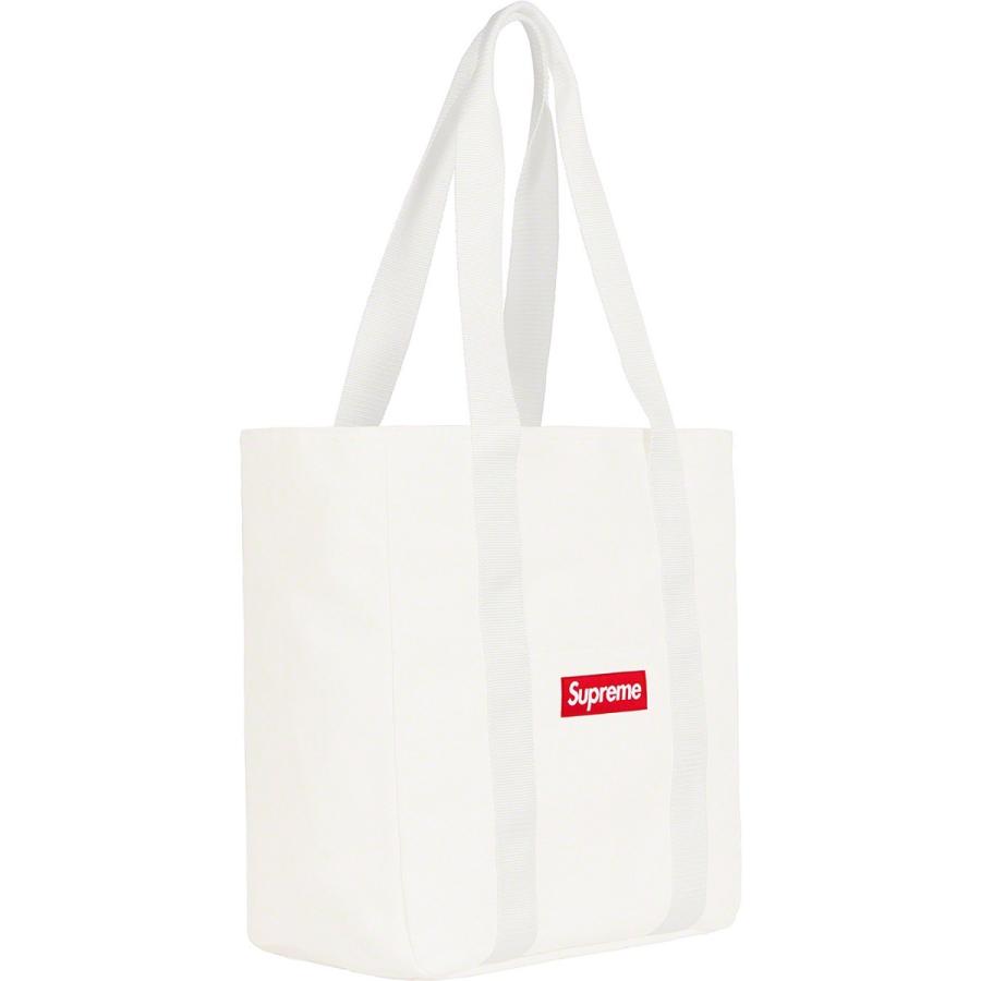 正規品 シュプリーム Supreme Canvas Tote Black White ブラック