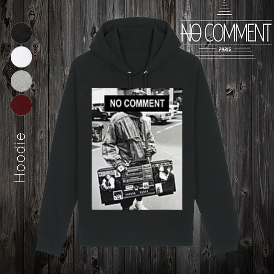 国産 No Comment Paris ノーコメントパリ スウェット パーカー フード トレーナー 長袖 メンズ レディース 大きい 小さい キャリー オーディオ Carry Audio Ncltn131 即日出荷 Collezionec2ph Com