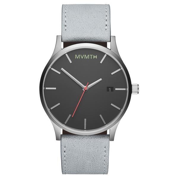 MVMT Watches エムブイエムティーウォッチ CLASSIC GRITTY GLOW 45MM カレンダー付 腕時計 革 レザー