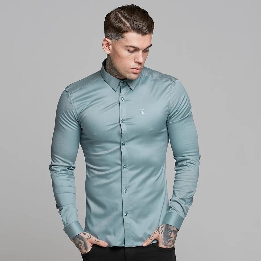 ファザー アンド サンズ Father Sons Super Slim Luxe Ultra Stretch Slate Grey ストレッチ シャツ 長袖 スレートグレー メンズ 筋トレ ジム ウエア スポーツ Fs539 S S Shop 通販 Yahoo ショッピング