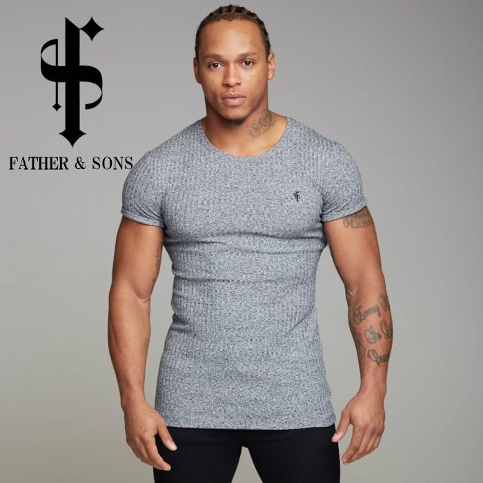 ファザー アンド サンズ Father Sons Classic Grey Ribbed Knit Super Slim Long Line Crew グレー Tシャツ ニット スリムフィット 半袖 クルーネック メンズ 筋 Fsh173 S S Shop 通販 Yahoo ショッピング