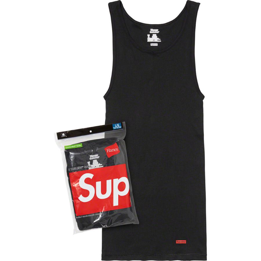 正規品 シュプリーム Supreme タンクトップ ヘインズ 3枚パック Hanes less Tank Tops 3 Pack ホワイト ブラック ボックスロゴ メンズ レディース ユニセッ Hanes less Tank Tops S S Shop 通販 Yahoo ショッピング