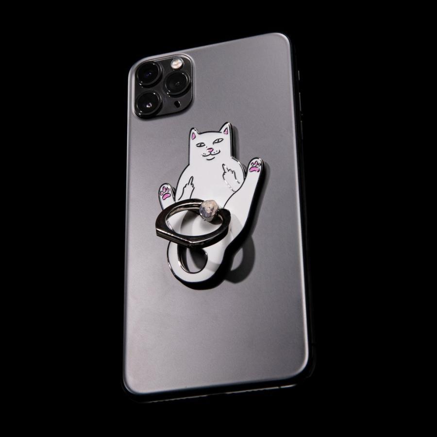 リップンディップ Ripndip Lord Nermal Phone D Ring White ホワイト 白 Dリング スマホリング アクセサリー ホールドリング ホルダー かわいい ネコ キャット Lord Nermal Phone D Ring S S Shop 通販 Yahoo ショッピング