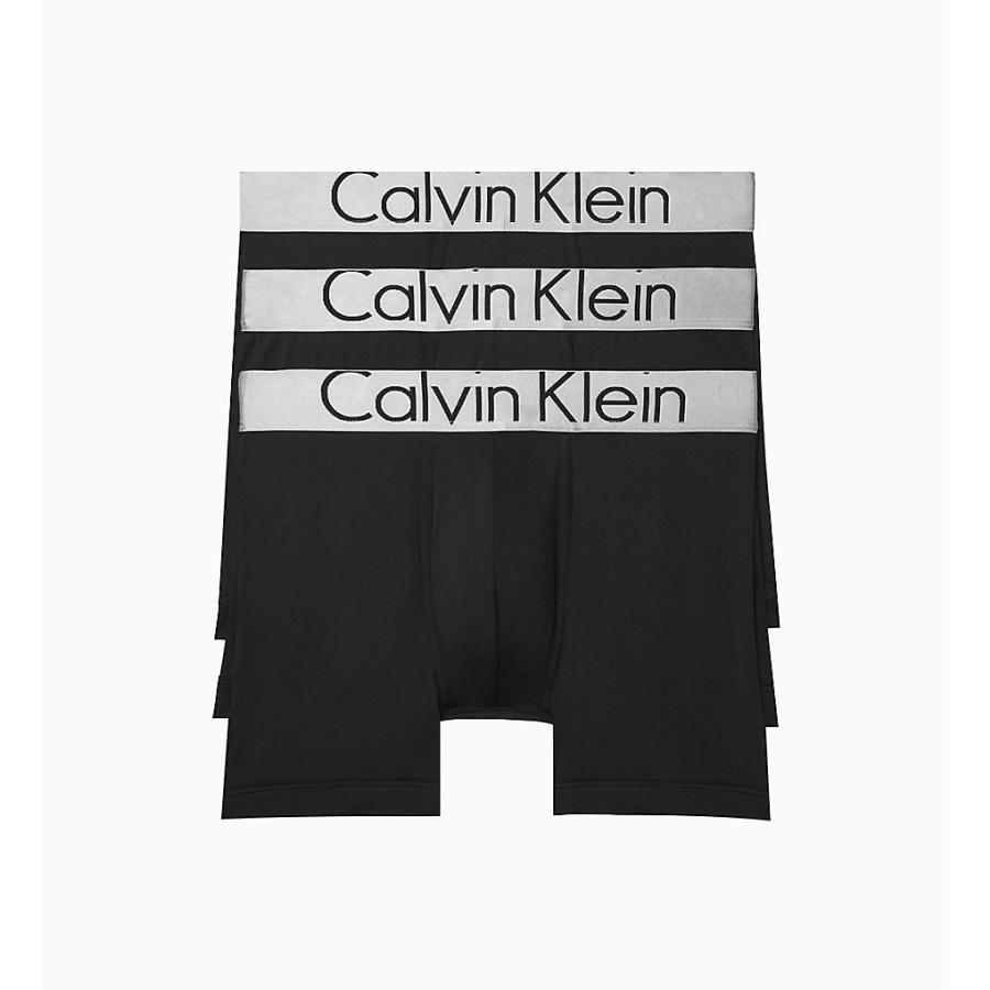 カルバンクライン Calvin Klein ボクサーパンツ CK 下着 3枚パック アンダーウェア メンズ 男性 NB3075 コットン インナー ブラック ホワイト ブルー パンツ 無｜ssshop｜07