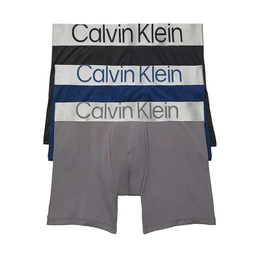 カルバンクライン Calvin Klein ボクサーパンツ CK 下着 3枚パック アンダーウェア メンズ 男性 NB3075 コットン インナー ブラック ホワイト ブルー パンツ 無｜ssshop｜09