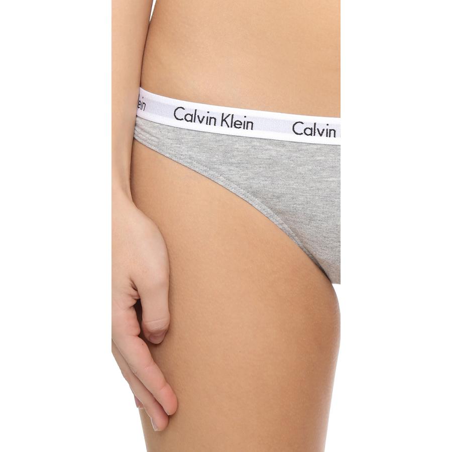 カルバンクライン レディース 下着 ソングショーツ 3枚パック Calvin Klein Tバック モダン コットン インナー 3カラー ブラック ホワイト グレー｜ssshop｜12