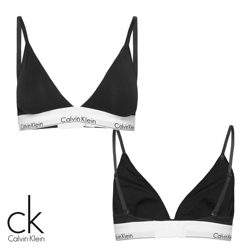 カルバンクライン Calvin Klein ブラ 下着 コットン インナー カップ付き ブラック グレー アンダーウエア ブラトップ ユ00582｜ssshop｜09