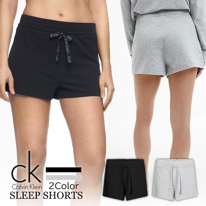 カルバンクライン Calvin Klein スリープショーツ SLEEP SHORTS ブラック グレー ハーフパンツ コットン 小さいサイズ  大きいサイズ レディース QS6704[衣類] : qs6704 : WILLS - 通販 - Yahoo!ショッピング