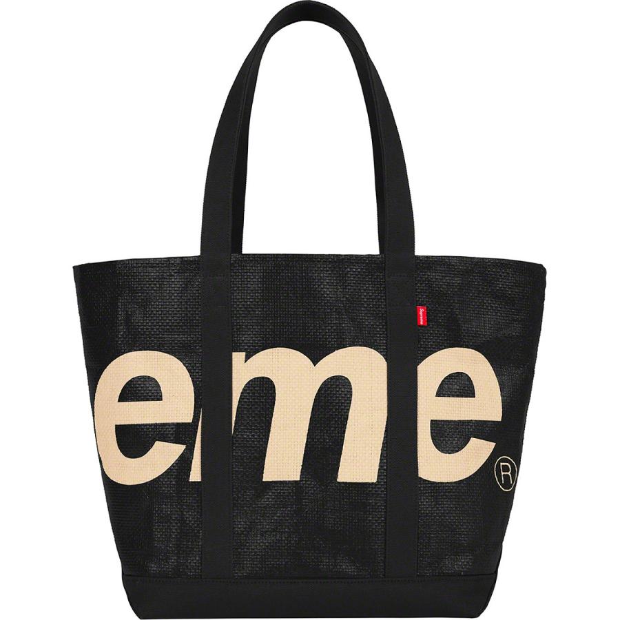 Supreme Raffia Tote Blackトートバッグ トート | www.tspea.org