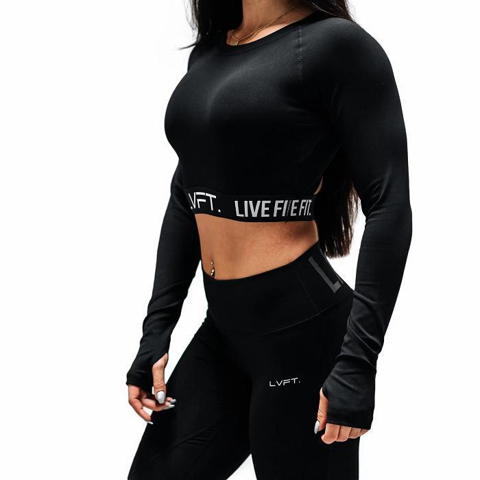 リブフィット LIVE FIT Retro Boom Long Sleeve ロングスリーブ 長袖 Tシャツ レディース 筋トレ ジム ウエア