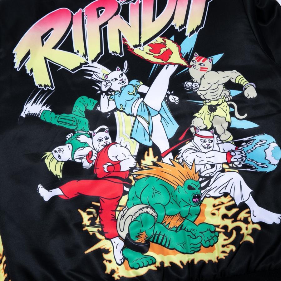 RIPNDIP（リップンディップ）スタジャン RIPNDIP(リップンディップ)招き猫🖕🍜🍥ジャケット❗️ 縁起のよ