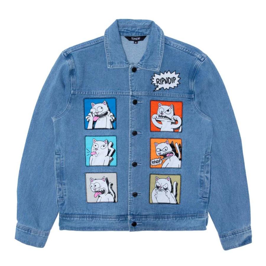 リップンディップ RIPNDIP デニムジャケット Frustration Denim Jacket  
