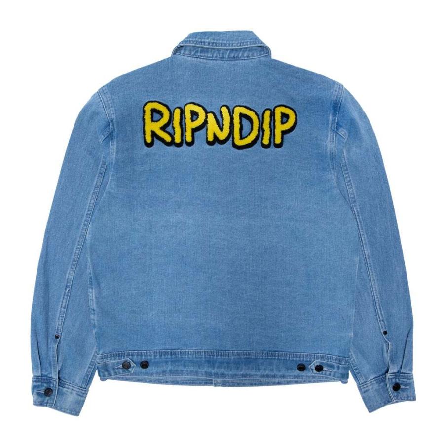 祝開店！大放出セール開催中】 RIPNDIP デニムジャケット リップン