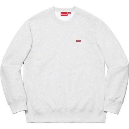 正規品 シュプリーム スモール ボックスロゴ スウェット Supreme Small Box Crewneck 2019 FW グレー トレーナー  スウェット メンズ レディース 本物