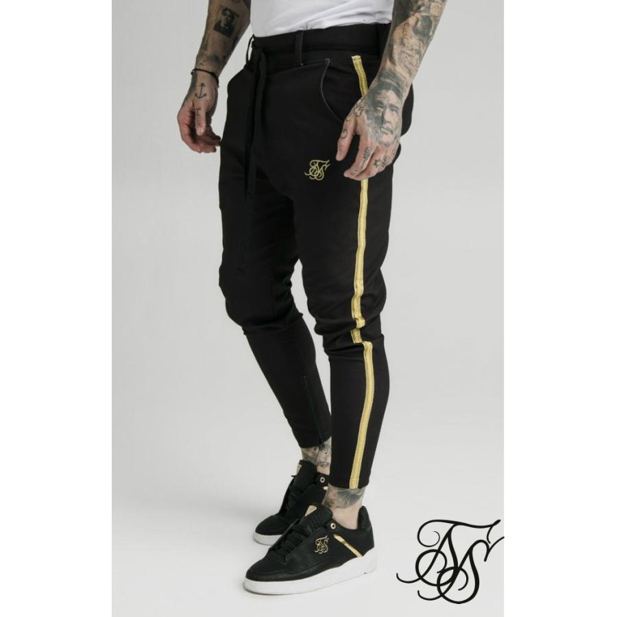 シックシルク Siksilk Fitted Smart Tape Jogger Pant Black ブラック 黒 スウェットパンツ ジョガー サイドライン パンツ メンズ 筋トレ ジム ウエア スポー Ss S S Shop 通販 Yahoo ショッピング