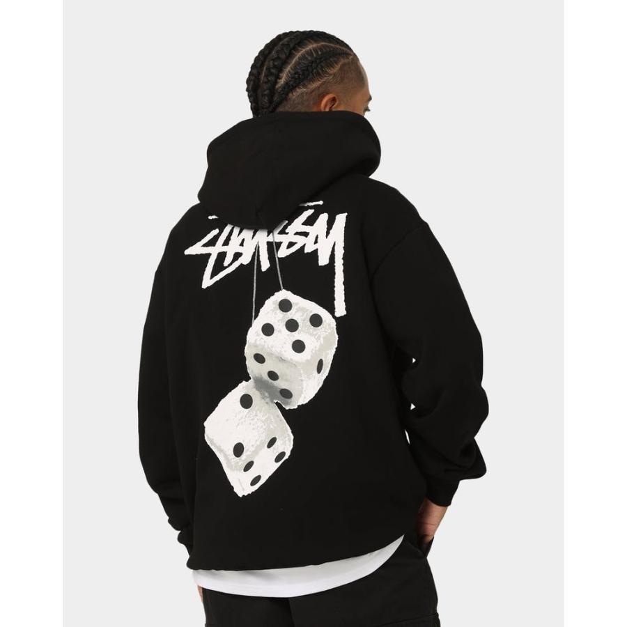 海外限定 ステューシー Stussy サイコロ Dice パーカー M グレー-