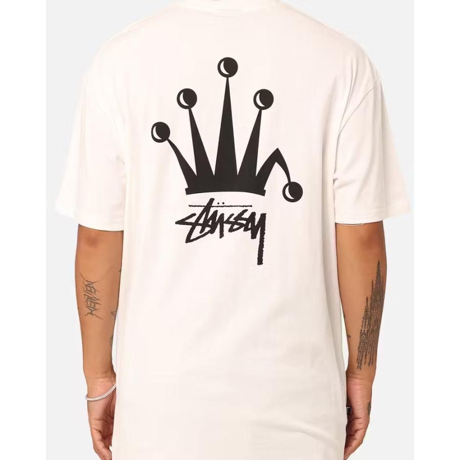 Stussy Tシャツ ステューシー ロゴ 半袖 Crown LCB T-Shirt オーバーサイズ メンズ 海外限定 ユニセックス 正規品 ST0M0384 [衣類] ユ00582｜ssshop｜02