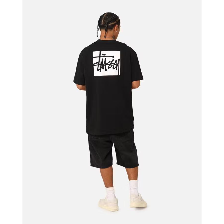 Stussy Tシャツ ステューシー ロゴ 半袖 Square LCB T-Shirt BLACK オーバーサイズ メンズ 海外限定 ユニセックス 正規品 ST0M0385 [衣類] ユ00582｜ssshop｜08