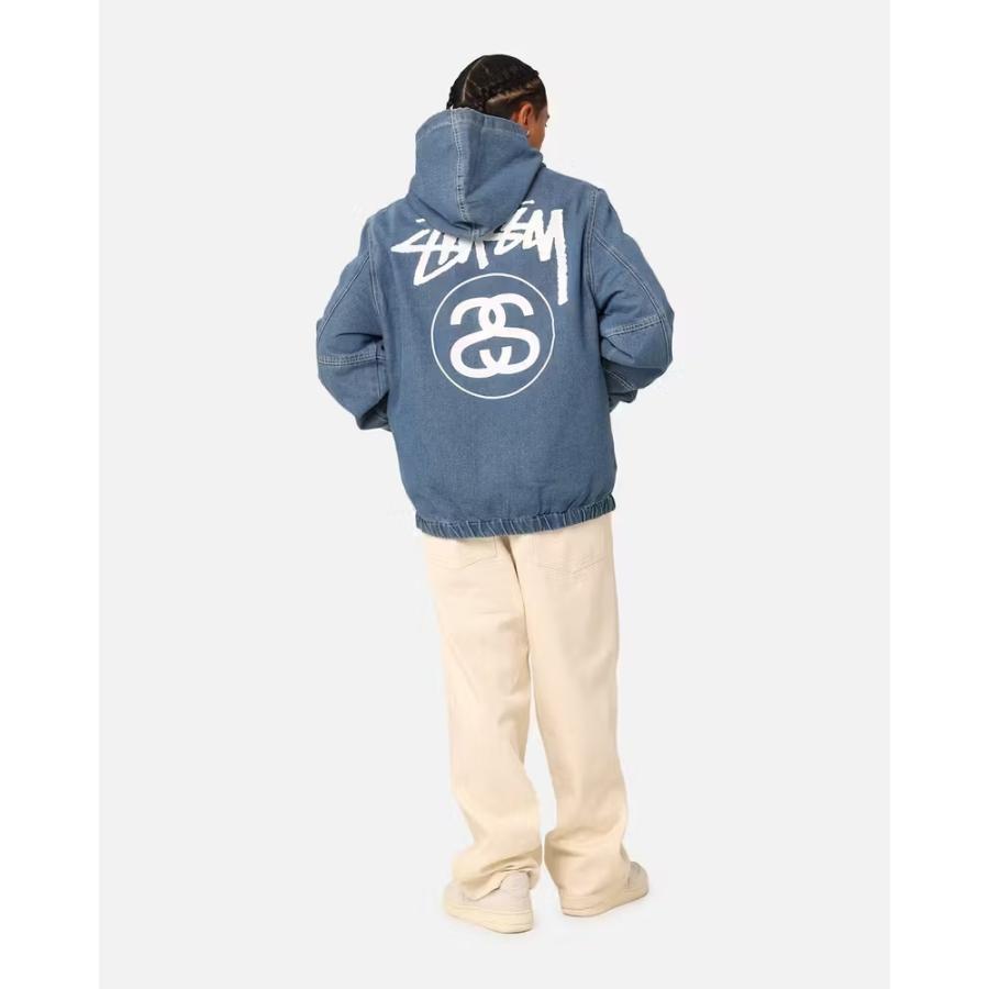 Stussy デニム パーカー ステューシー SS Link Lightweight Denim Jacket フルジップ トップス メンズ ユニセックス 正規品 ST0M0427[衣類] ユ00572｜ssshop｜06