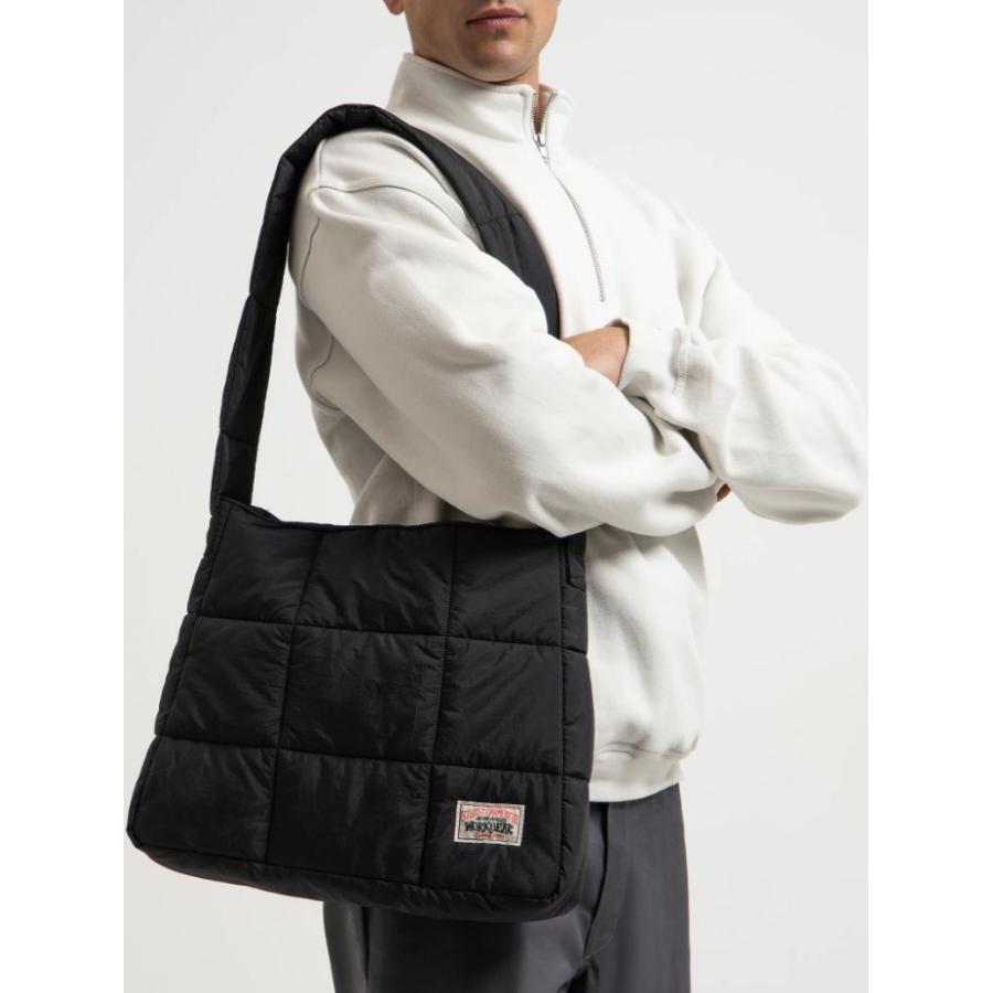 Stussy ショルダーバッグ ステューシー Workgear Quilted Bag in Black 