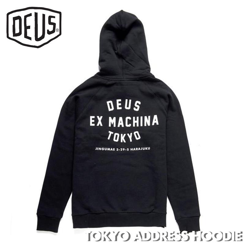 Deusexmachina デウスエクスマキナ プルオーバー パーカー Tokyo Address Hoodie Black ブラック 黒 ロゴ 長袖 トレーナー 東京 サファリ サーファー バイカー D T Dmwr 1 S S Shop 通販 Yahoo ショッピング