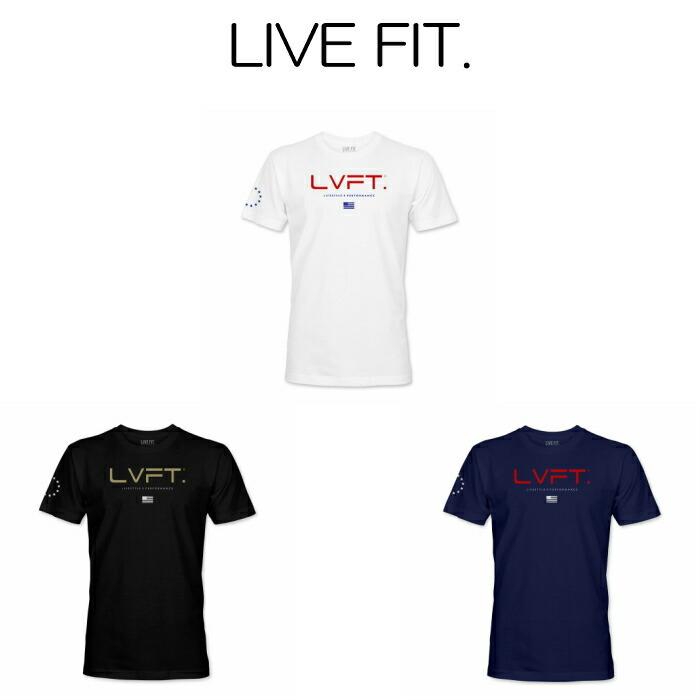 リブフィット LIVE FIT Union Tech Tee 半袖 Tシャツ メンズ 筋トレ ジム ウエア スポーツウェア 正規品[衣類