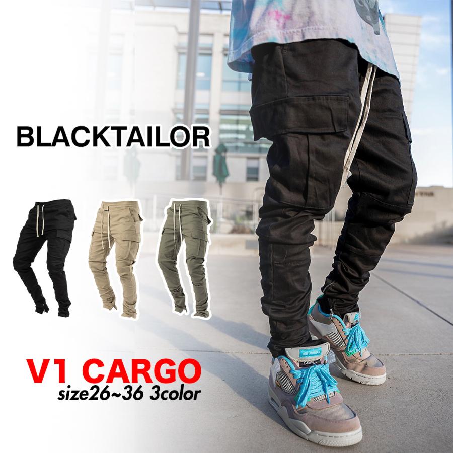 BLACKTAILOR カーゴパンツ ブラックテイラー V1 CARGO ジョガーパンツ