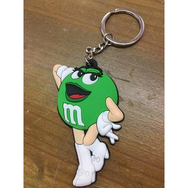 m&m's エムアンドエムズ　ラバーキーホルダー グリーン | 