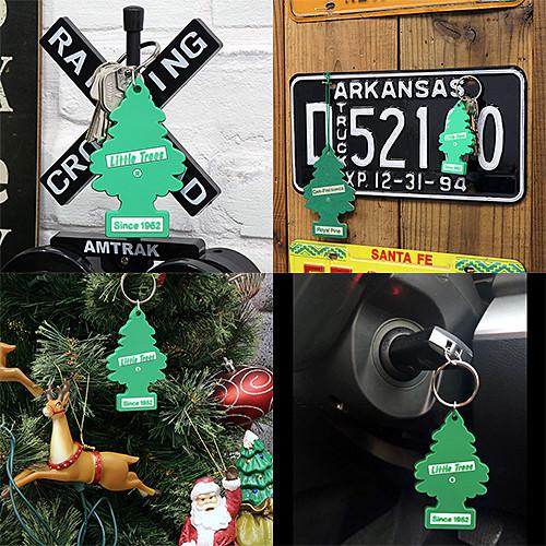 リトル・ツリー PVC キーリング グリーン シンボル : Select Shop SKY