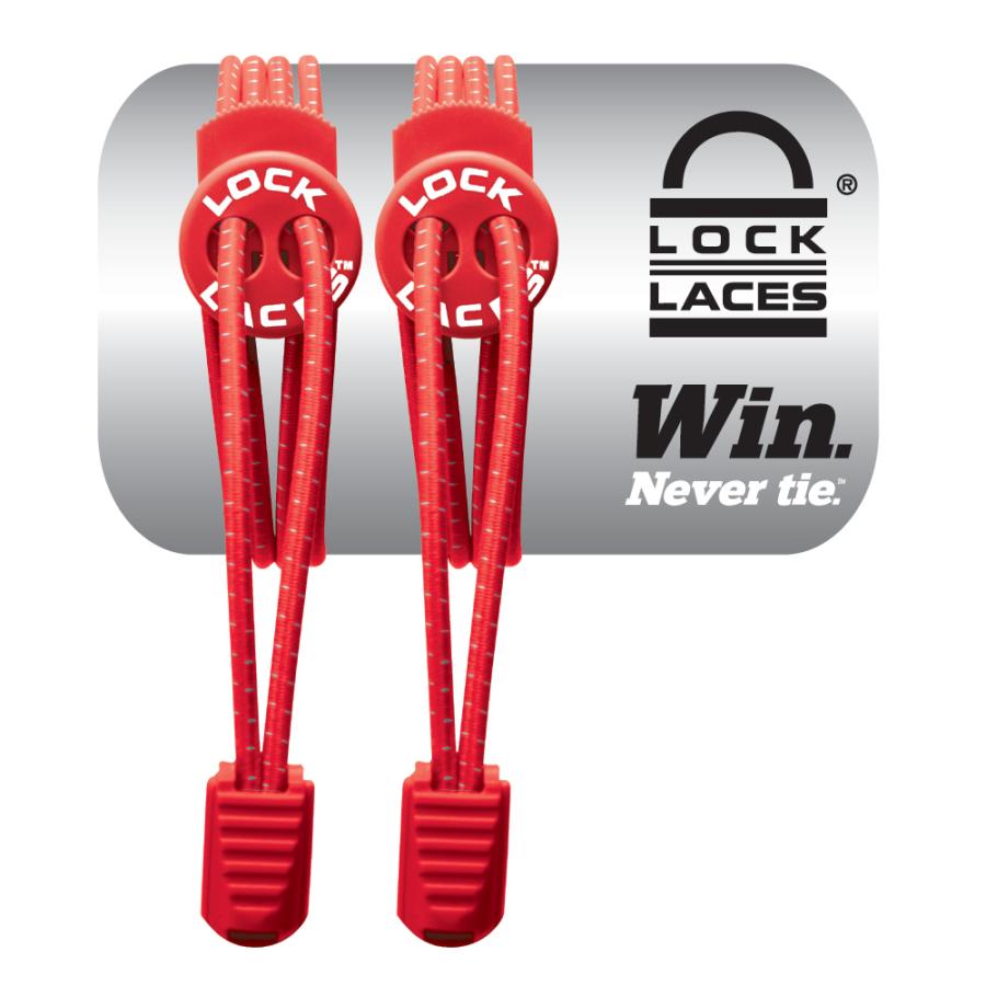 Lock Laces ロックレース 靴紐 結ばない 靴ひも くつひも レッド | LOCK LACES | 01