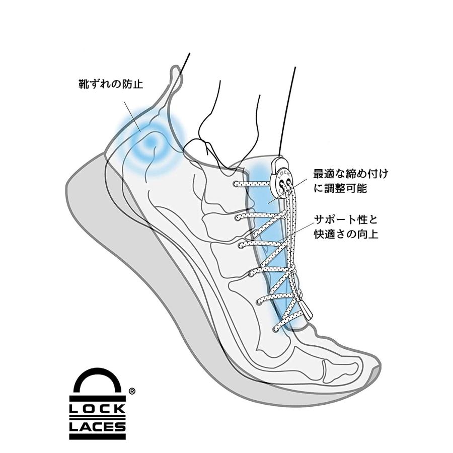 Lock Laces ロックレース 靴紐 結ばない 靴ひも くつひも レッド | LOCK LACES | 05