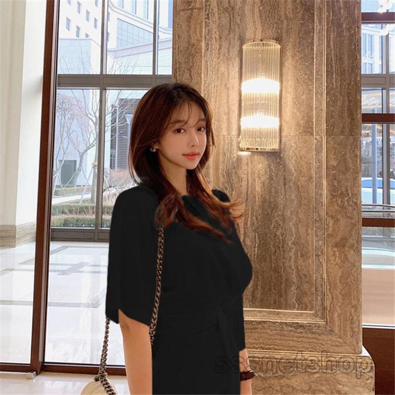 Sssnetshop ワンピース レディースワンピース レディース オフショルダー デコルテ 五分袖 スリット 膝下丈 スリム 膝下丈ワンピース フェミニン Chutn Sssヤフーショップ 通販 Yahoo ショッピング