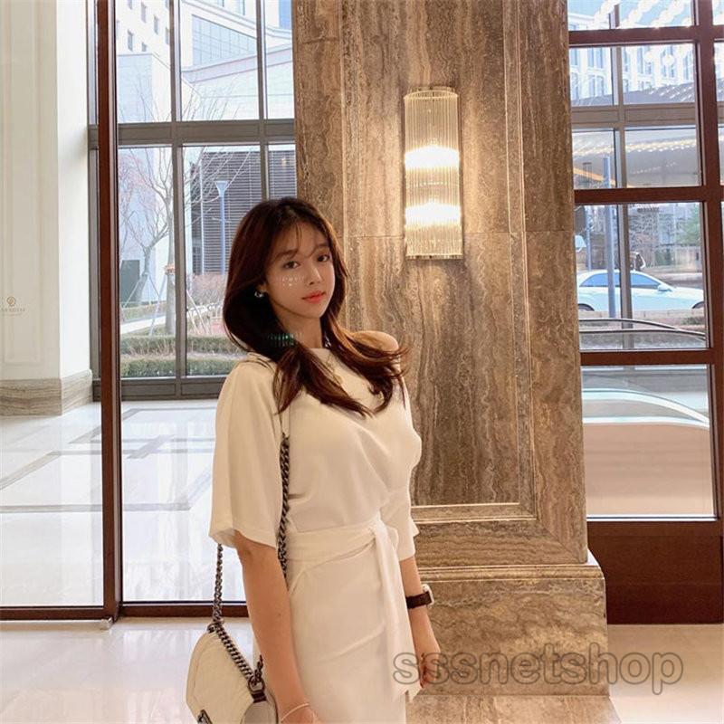 Sssnetshop ワンピース レディースワンピース レディース オフショルダー デコルテ 五分袖 スリット 膝下丈 スリム 膝下丈ワンピース フェミニン Chutn Sssヤフーショップ 通販 Yahoo ショッピング